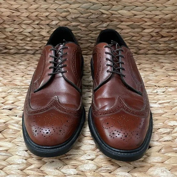 Executive Imperials Brown Leather‎ Wingtip Shoes